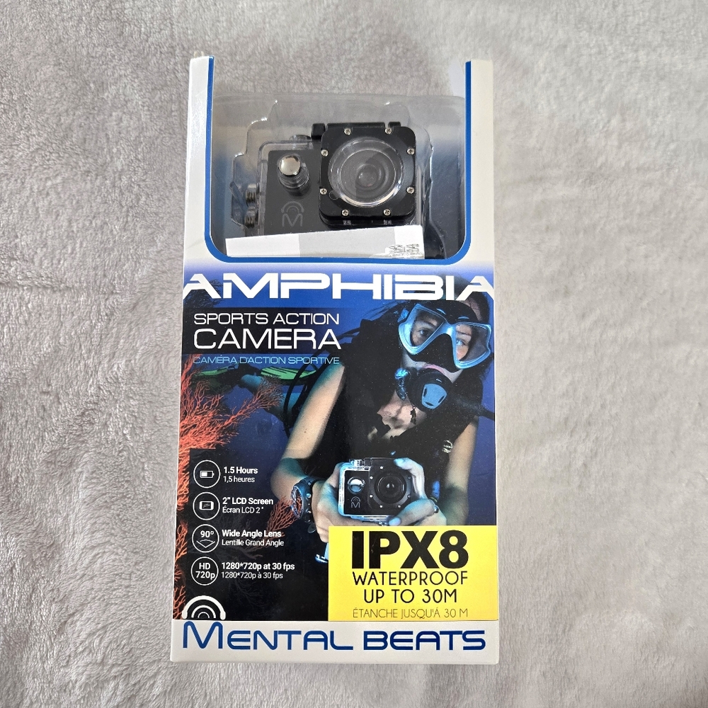 Mental Beats Amphibia Sports Action Camera NIB